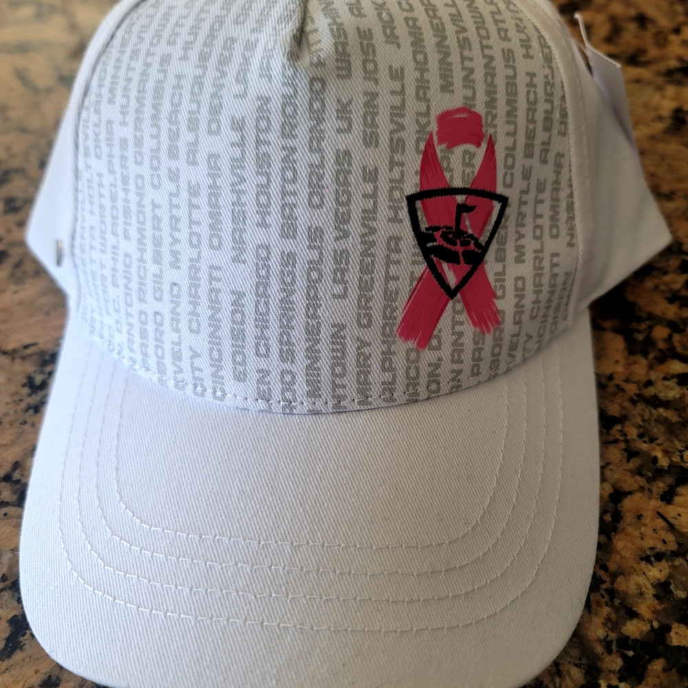 Stylish White and Gray Men's Hat